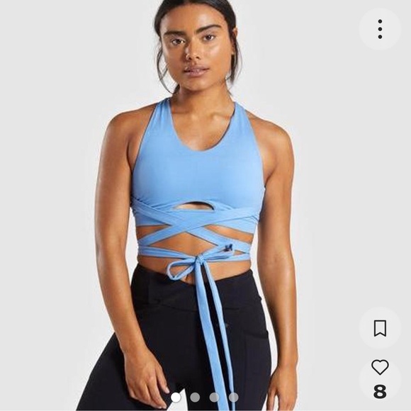 Gymshark Other - Gymshark wrap sports bra size Medium